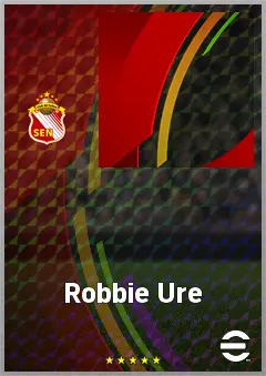 Robbie Ure eFootball 2026 player card, 67 OVR CF