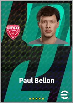 Paul Bellon eFootball 2026 player card, 64 OVR DMF