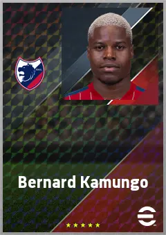 Bernard Kamungo eFootball 2026 player card, 71 OVR RWF
