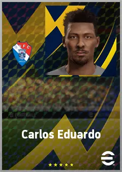 Carlos Eduardo eFootball 2026 player card, 67 OVR CF