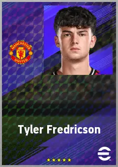 Tyler Fredricson eFootball 2026 player card, 68 OVR CB