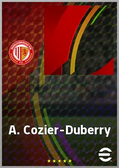 A. Cozier-Duberry eFootball 2026 player card, 68 OVR RWF