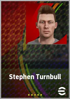 Stephen Turnbull eFootball 2026 player card, 70 OVR RB