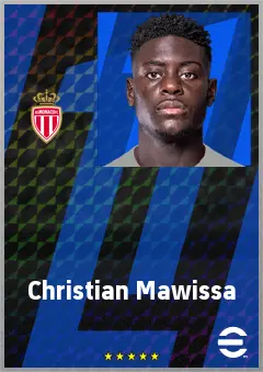 Christian Mawissa eFootball 2026 player card, 73 OVR CB