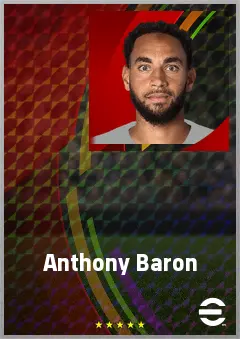 Anthony Baron eFootball 2026 player card, 69 OVR LB