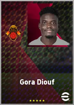 Gora Diouf eFootball 2026 player card, 69 OVR CB