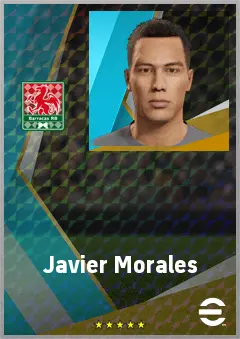 Javier Morales eFootball 2026 player card, 71 OVR CF