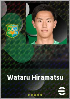 Hiramatsu Wataru eFootball 2026 player card, 67 OVR CB