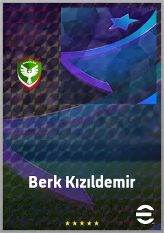 Berk Kızıldemir eFootball 2026 player card, 64 OVR LWF