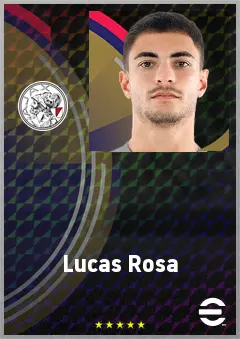 Lucas Rosa eFootball 2026 player card, 71 OVR RB