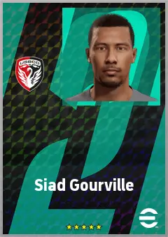 Siad Gourville eFootball 2026 player card, 67 OVR CB