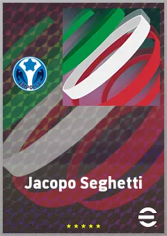 Jacopo Seghetti eFootball 2026 player card, 64 OVR GK