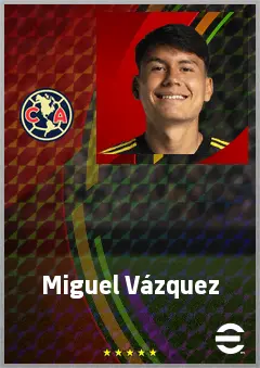 Miguel Vázquez eFootball 2026 player card, 70 OVR CB