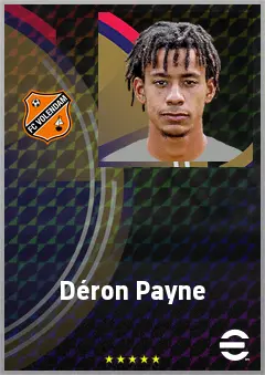 Déron Payne eFootball 2026 player card, 68 OVR RB