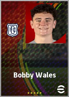 Bobby Wales eFootball 2026 player card, 67 OVR CF