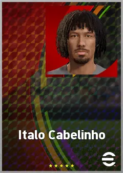 Italo Cabelinho eFootball 2026 player card, 64 OVR CB