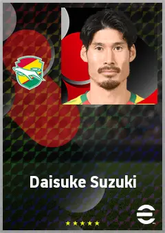 Suzuki Daisuke eFootball 2026 player card, 68 OVR CB