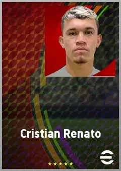 Cristian Renato eFootball 2026 player card, 69 OVR CF
