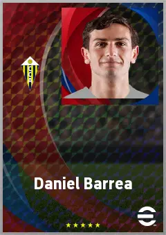 Daniel Barrea eFootball 2026 player card, 71 OVR LMF