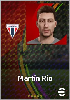 Martín Río eFootball 2026 player card, 73 OVR DMF