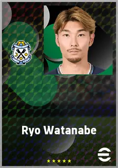 Watanabe Ryo eFootball 2026 player card, 68 OVR CF