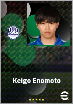 Enomoto Keigo eFootball 2026 player card, 66 OVR LMF