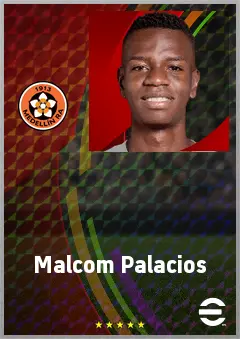 Malcom Palacios eFootball 2026 player card, 63 OVR CB