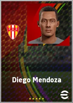 Diego Mendoza eFootball 2026 player card, 67 OVR DMF