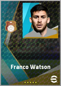 Franco Watson eFootball 2026 player card, 71 OVR AMF