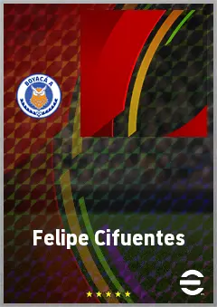 Felipe Cifuentes eFootball 2026 player card, 68 OVR CF