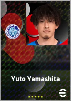 Yamashita Yuto eFootball 2026 player card, 66 OVR DMF