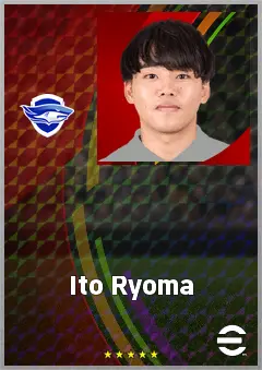 Ito Ryoma eFootball 2026 player card, 66 OVR LMF