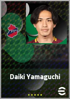 Yamaguchi Daiki eFootball 2026 player card, 66 OVR AMF
