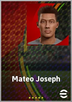 Mateo Joseph eFootball 2026 player card, 69 OVR CF