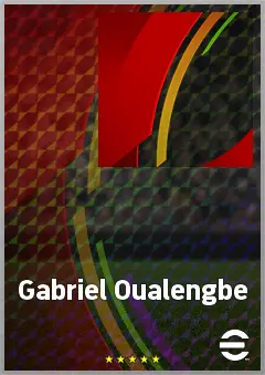 Gabriel Oualengbe eFootball 2026 player card, 62 OVR CMF