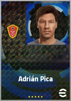 Adrián Pica eFootball 2026 player card, 66 OVR CB