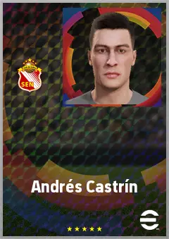 Andrés Castrín eFootball 2026 player card, 69 OVR CB