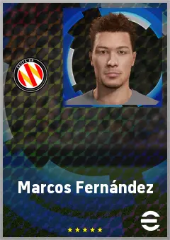 Marcos Fernández eFootball 2026 player card, 68 OVR CF