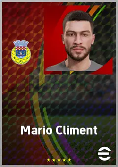 Mario Climent eFootball 2026 player card, 67 OVR LB