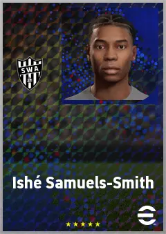Ishé Samuels-Smith eFootball 2026 player card, 68 OVR LB