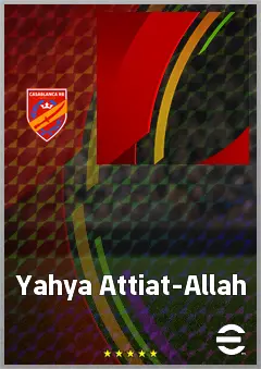 Yahya Attiat-Allah eFootball 2026 player card, 72 OVR LB