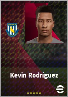 Kevin Rodríguez eFootball 2026 player card, 71 OVR CF