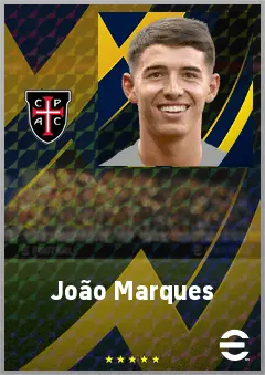 João Marques eFootball 2026 player card, 71 OVR AMF