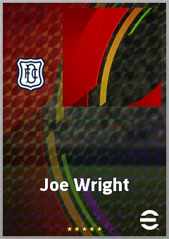 Joe Wright eFootball 2026 player card, 68 OVR CB