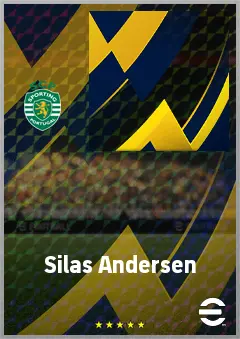 Silas Andersen eFootball 2026 player card, 67 OVR CMF