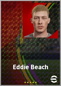 Eddie Beach eFootball 2026 player card, 69 OVR GK