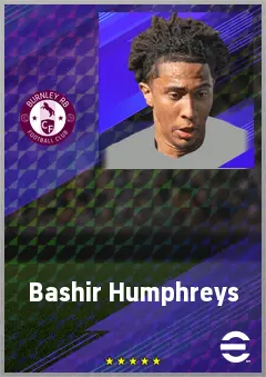 Bashir Humphreys eFootball 2026 player card, 70 OVR LB