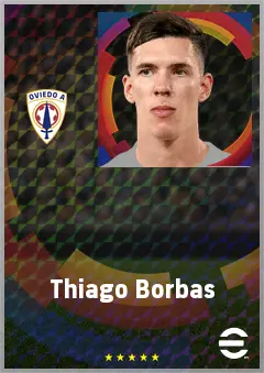 Thiago Borbas eFootball 2026 player card, 71 OVR CF