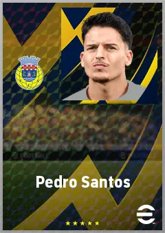 Pedro Santos eFootball 2026 player card, 68 OVR CMF