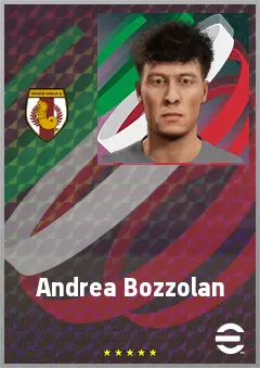Andrea Bozzolan eFootball 2026 player card, 67 OVR LB